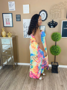 Brittany Tie Dye Maxi Dress