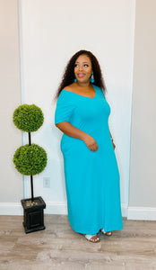 Maxi Dress Ice Blue