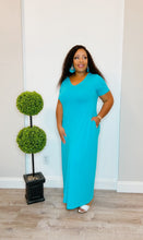 Load image into Gallery viewer, Maxi Dress Ice Blue