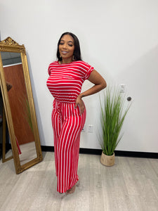 Janet Jumpsuit Red