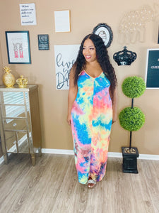 Brittany Tie Dye Maxi Dress