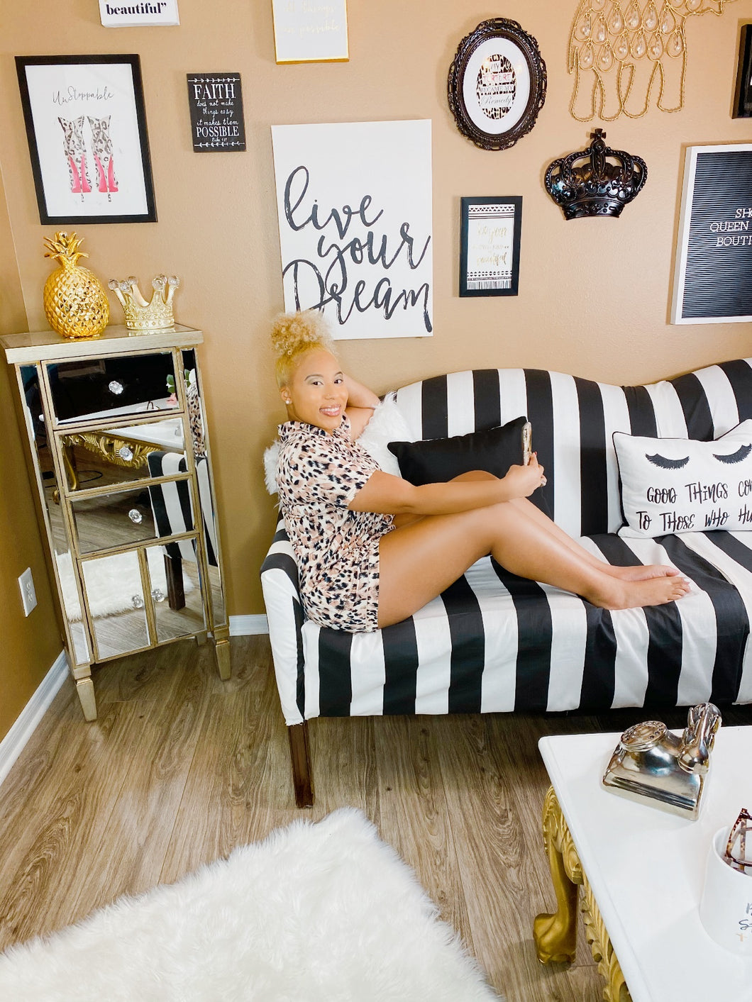 Pink Leopard Pajamas