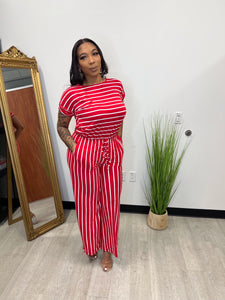 Janet Jumpsuit Red