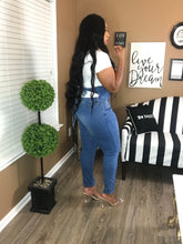 Load image into Gallery viewer, Crystal High Waist Jeans