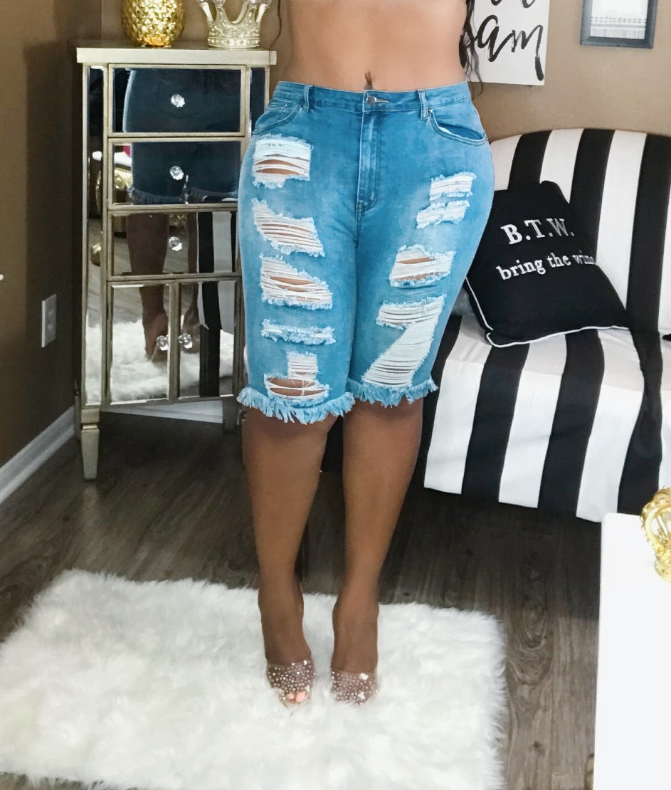 Just Right Denim Shorts